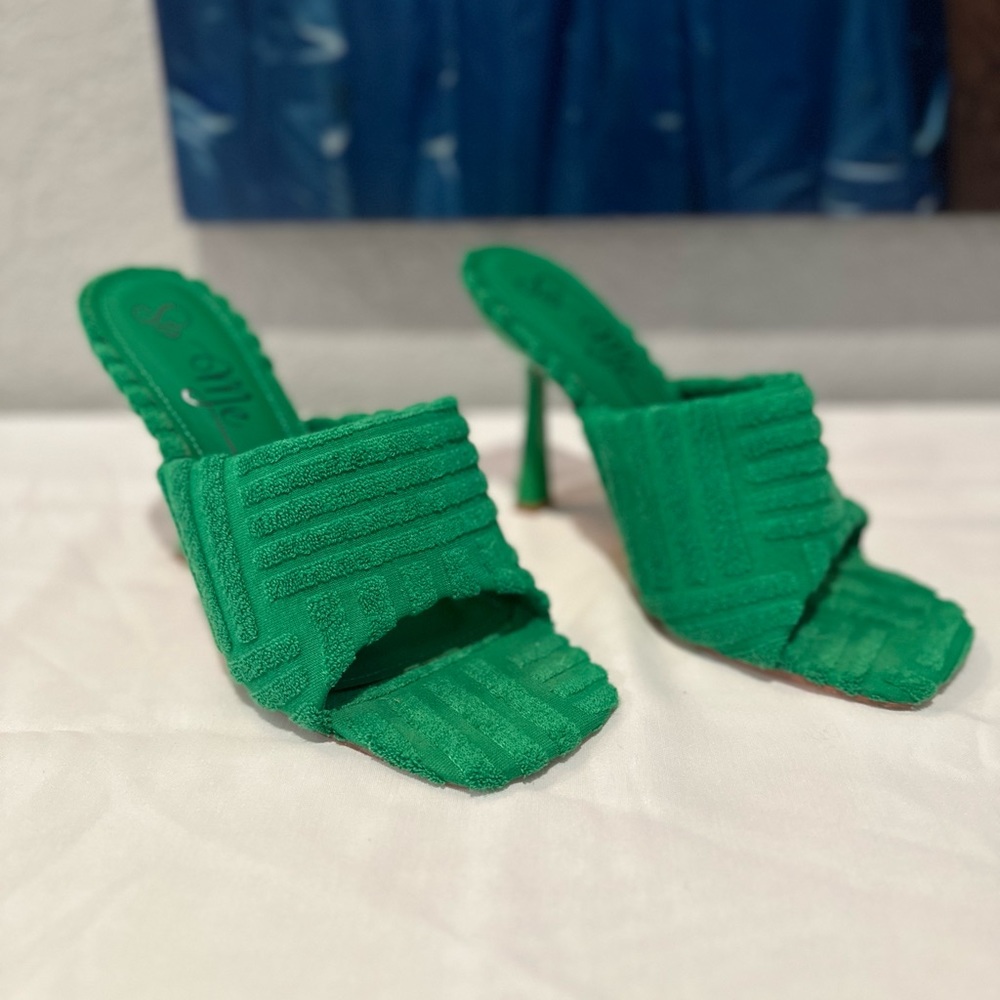 Green heels